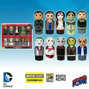 Suicide Squad Pin Mate Wooden Figures 10-Pack Bif Bang Pow